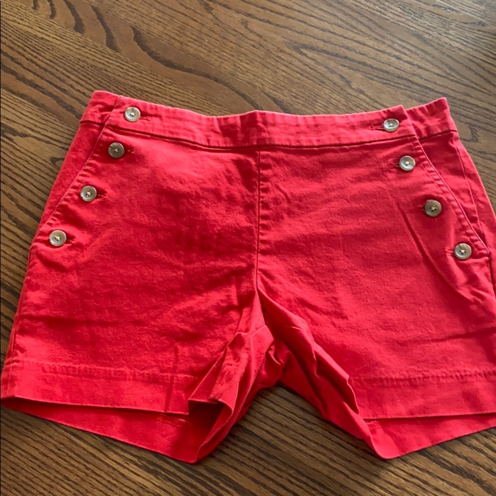 Red banana republic sailor shorts